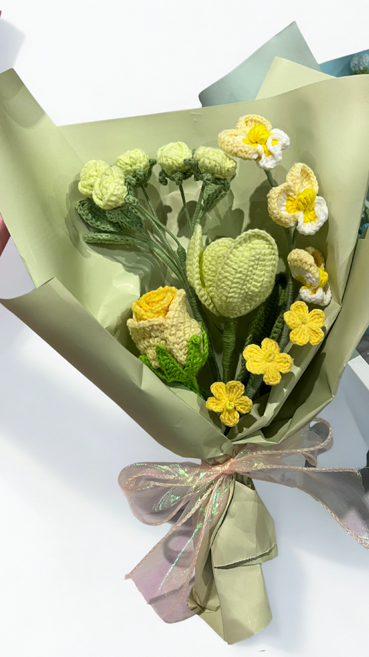 Meadow Whisper Bouquet - Forever blooms