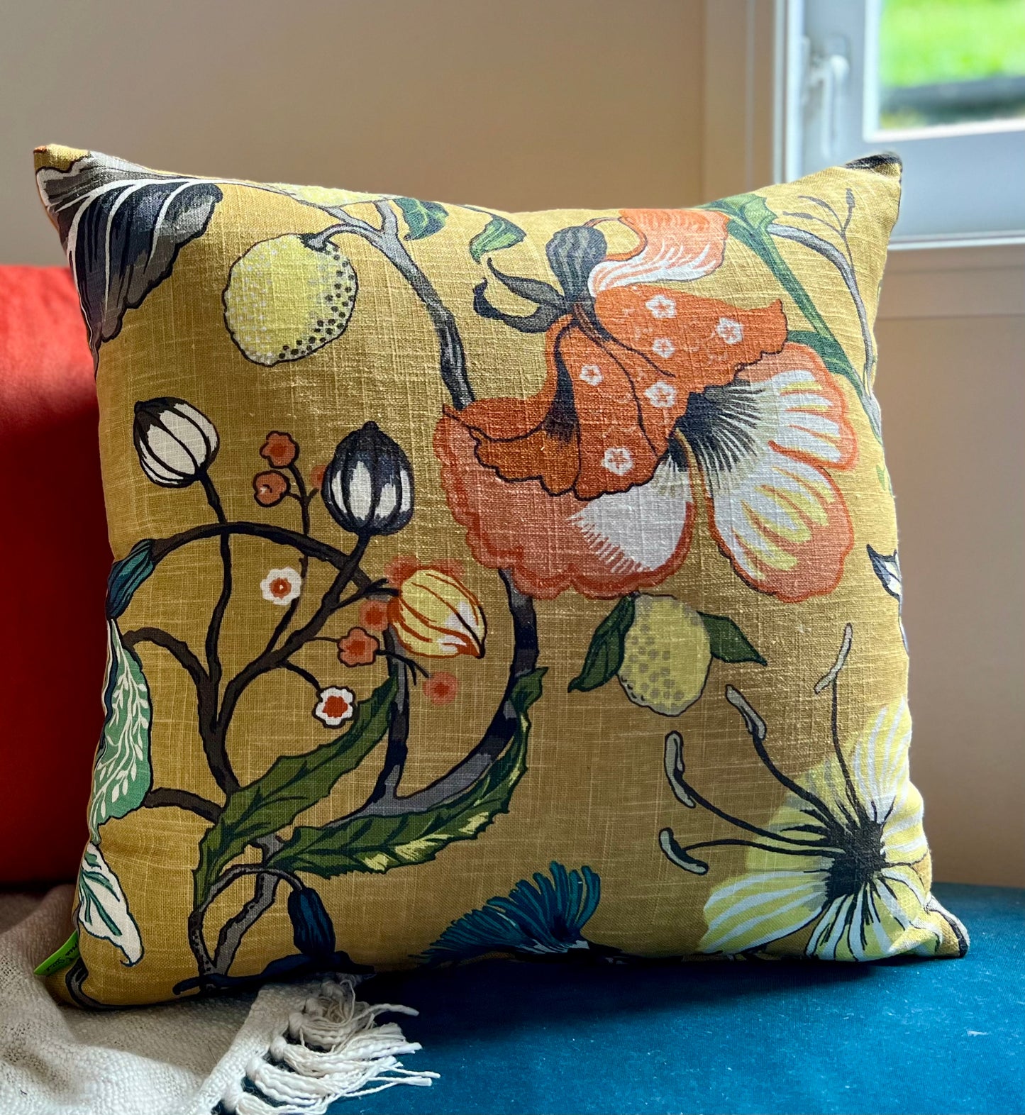 Mustard Delight - Cushion Cover - 47cm x 47cm