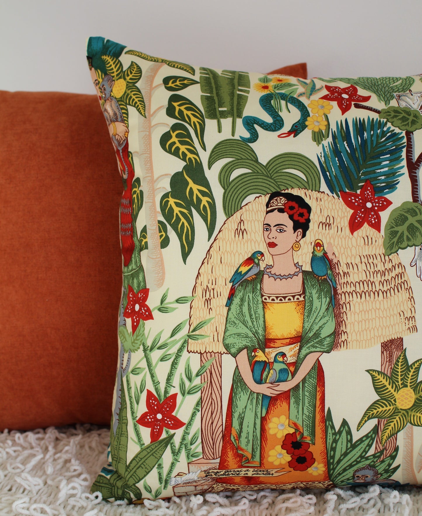 Frida Kahlo Creme Set - Cushion Covers