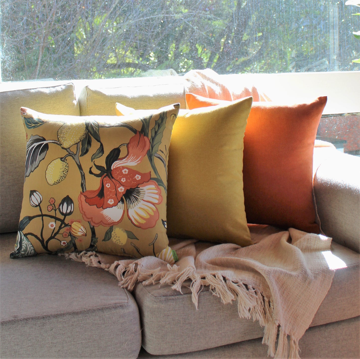 Mustard Delight Set - Cushion Cover Set