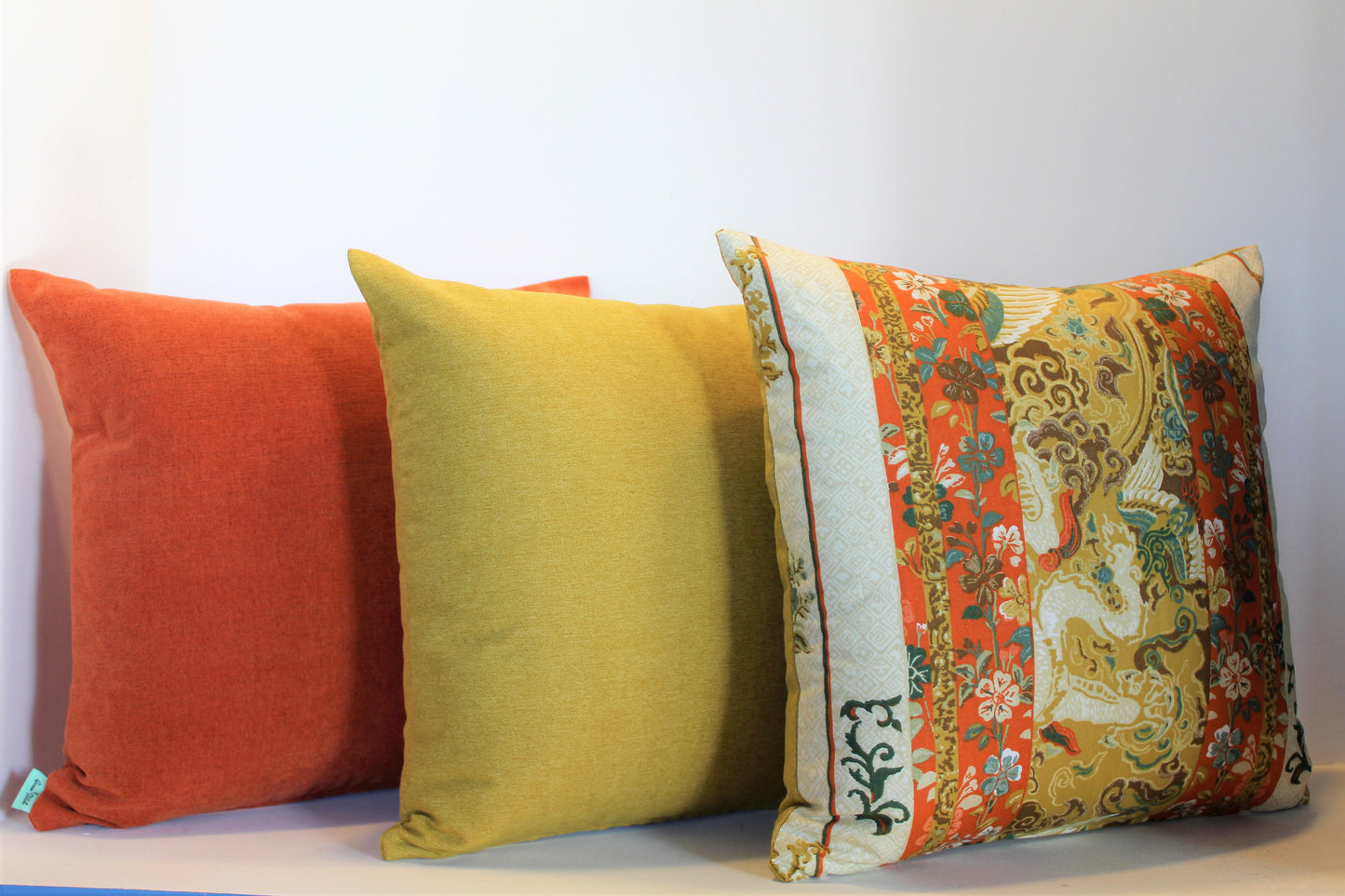 Mustard/Orange Vintage Set - Cushion Cover Set