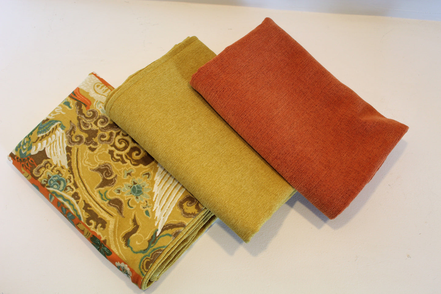 Mustard/Orange Vintage Set - Cushion Cover Set