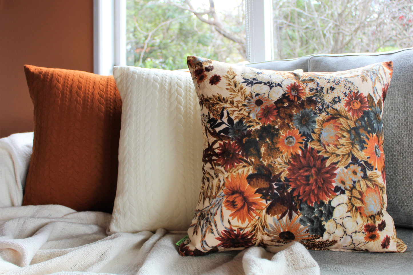 Marigold Flower Set - Cushion Cover Set