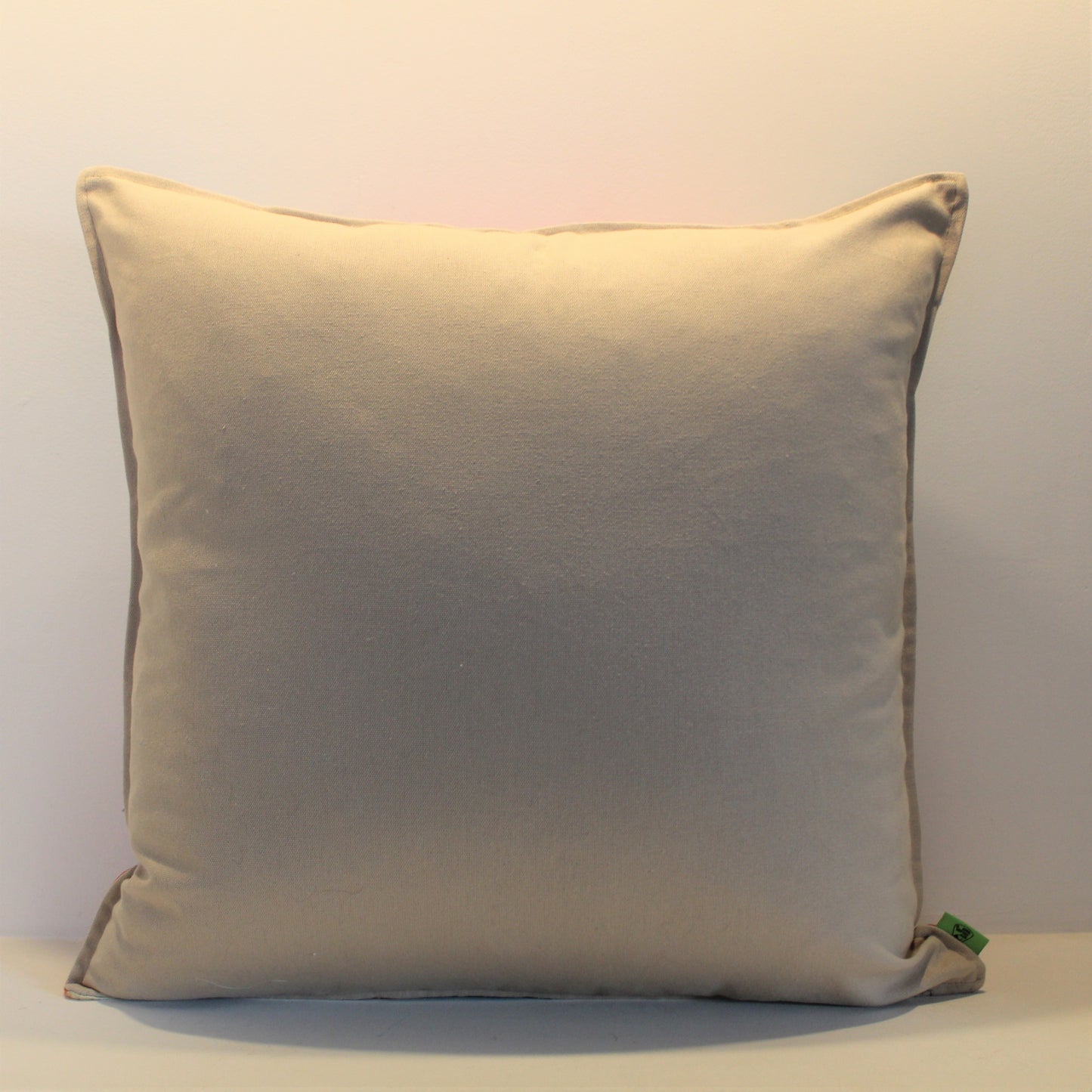Vintage Blue/Orange - Cushion Cover - 54cm x 54cm