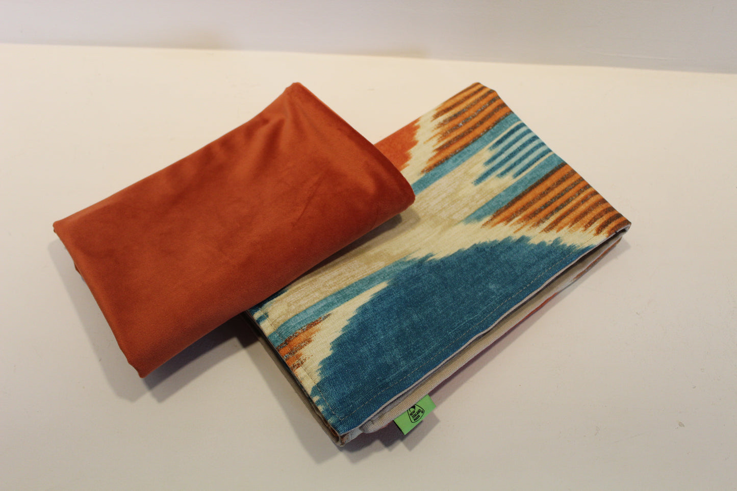 Vintage Blue/Orange Set - Cushion Cover Set