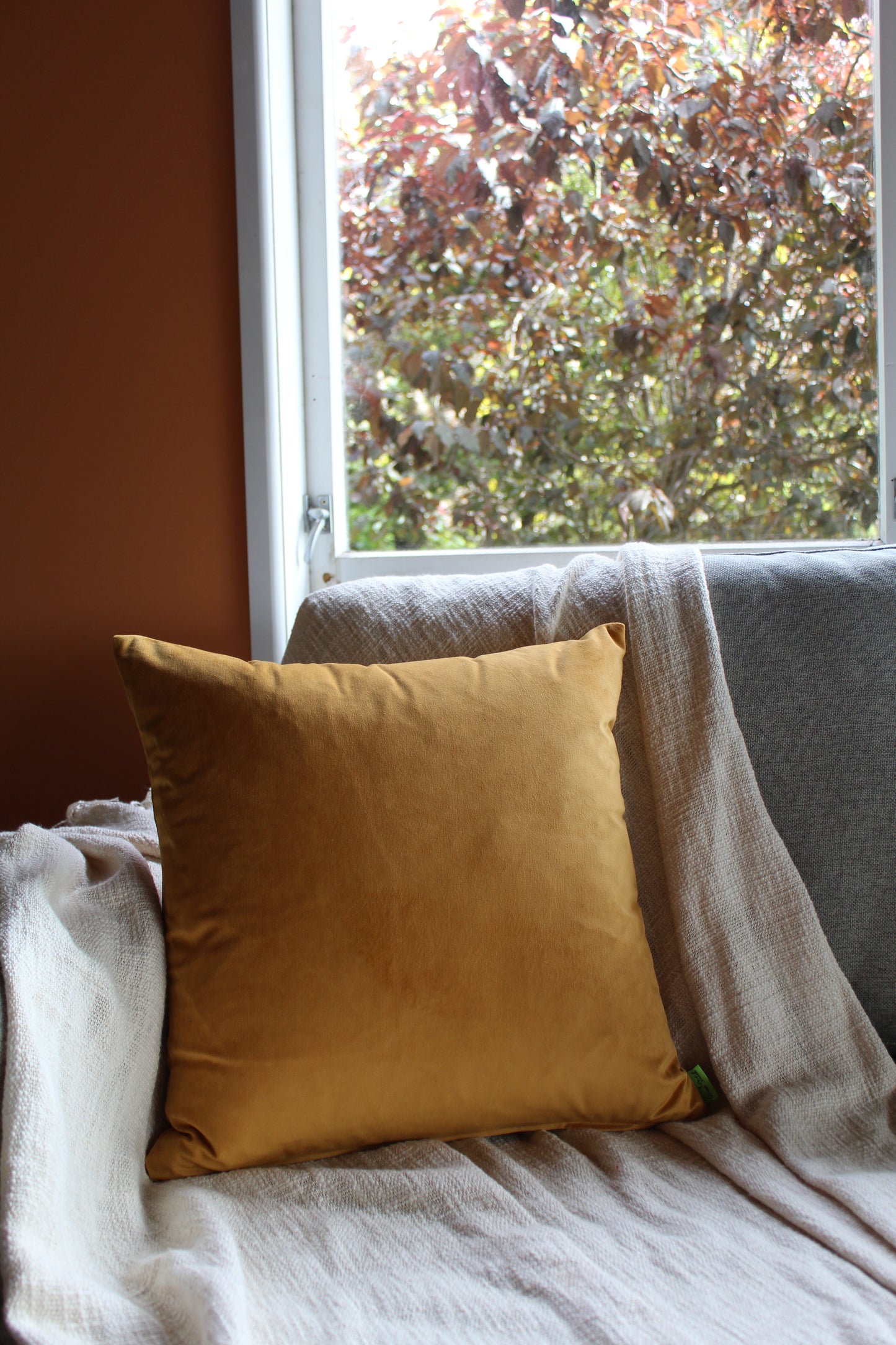 Mustard Bolster Set - Cushion Cover Set