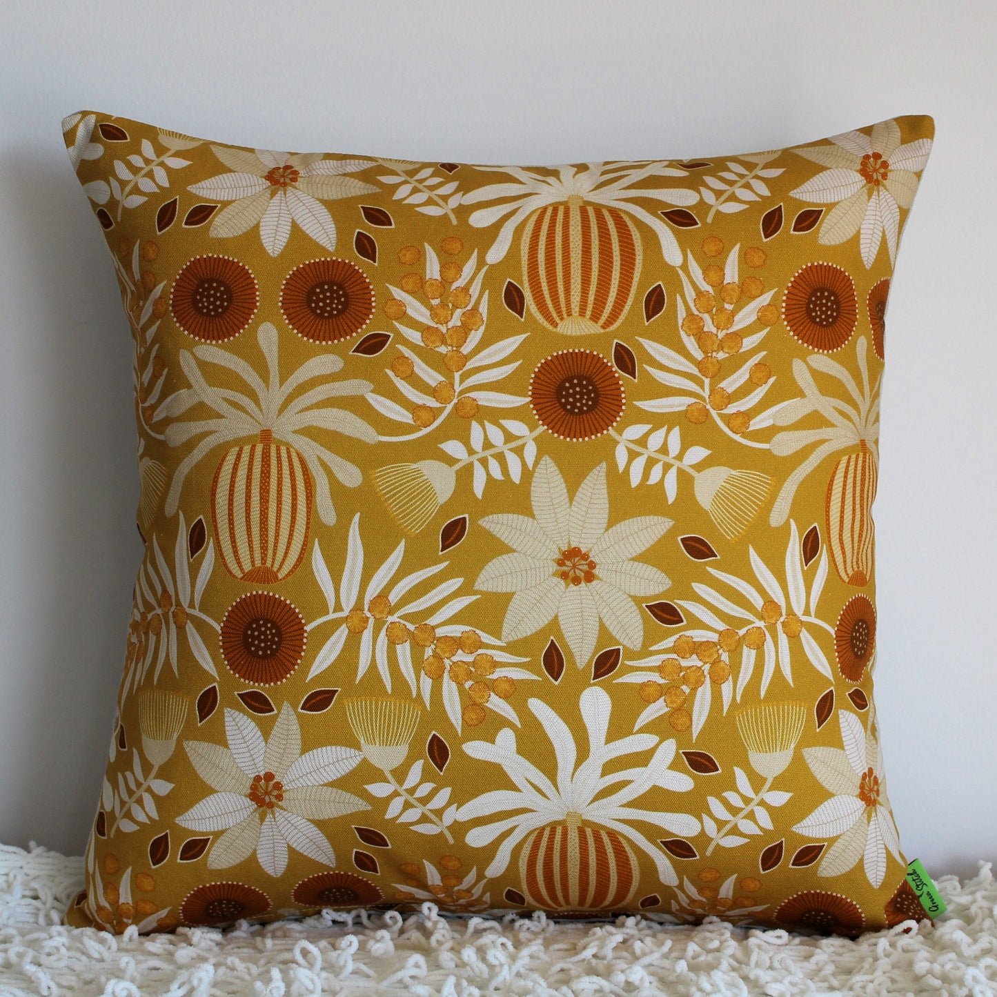 Mustard Bliss - Cushion Cover - 45cm x 45cm