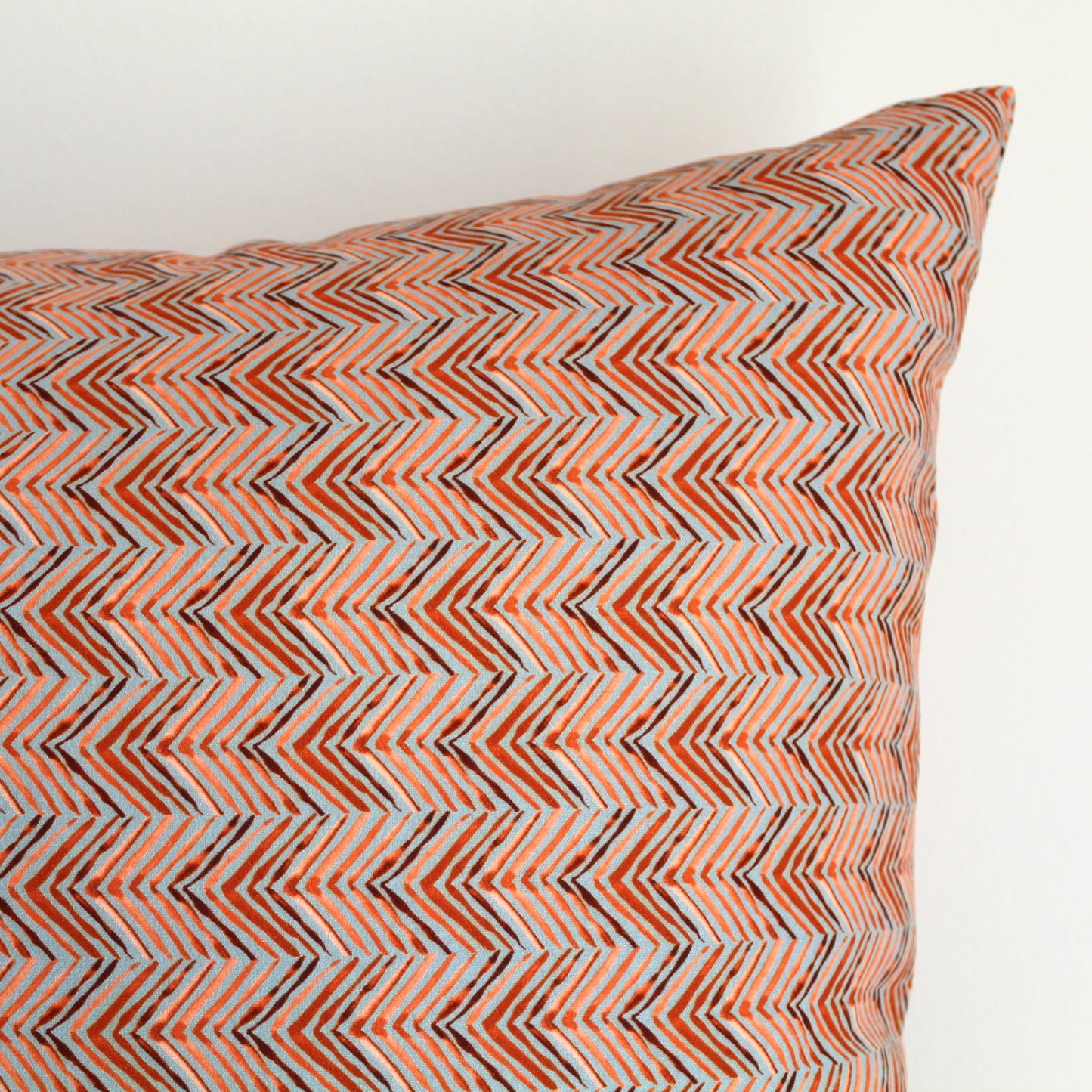Rouge Chevron - Cushion Cover - 50cm x 50cm