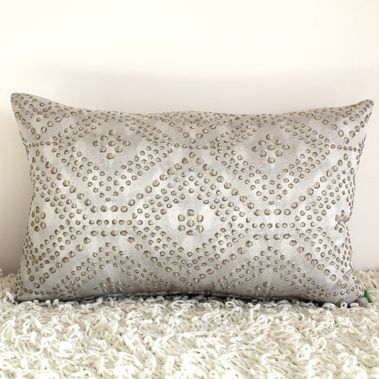 Silver Whisper - Cushion Cover - 54cm x 35cm