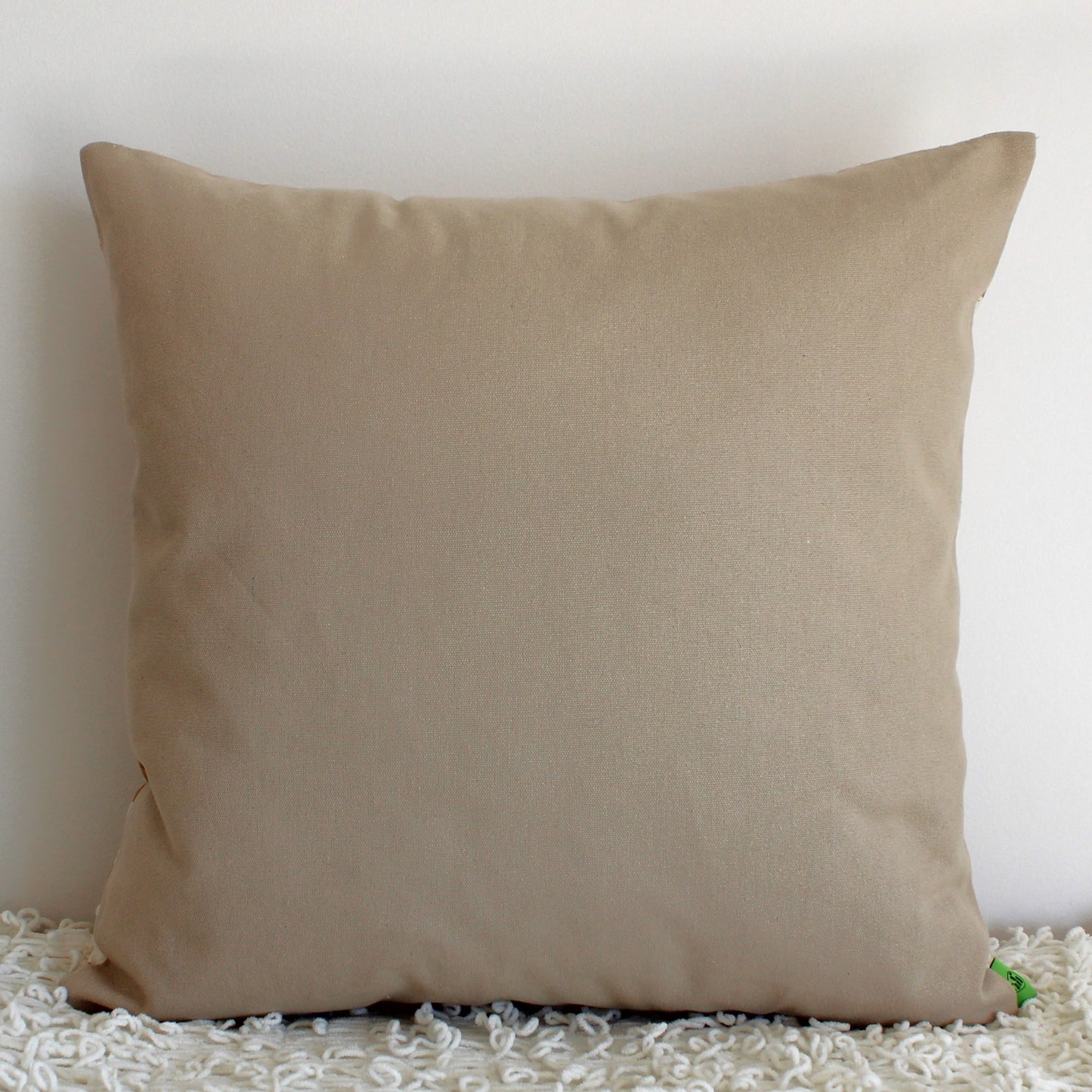 Latte Check - Cushion Cover - 50cm x 50cm