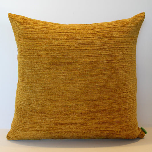 Textured Mustard - Cushion Cover - 50cm x 50cm