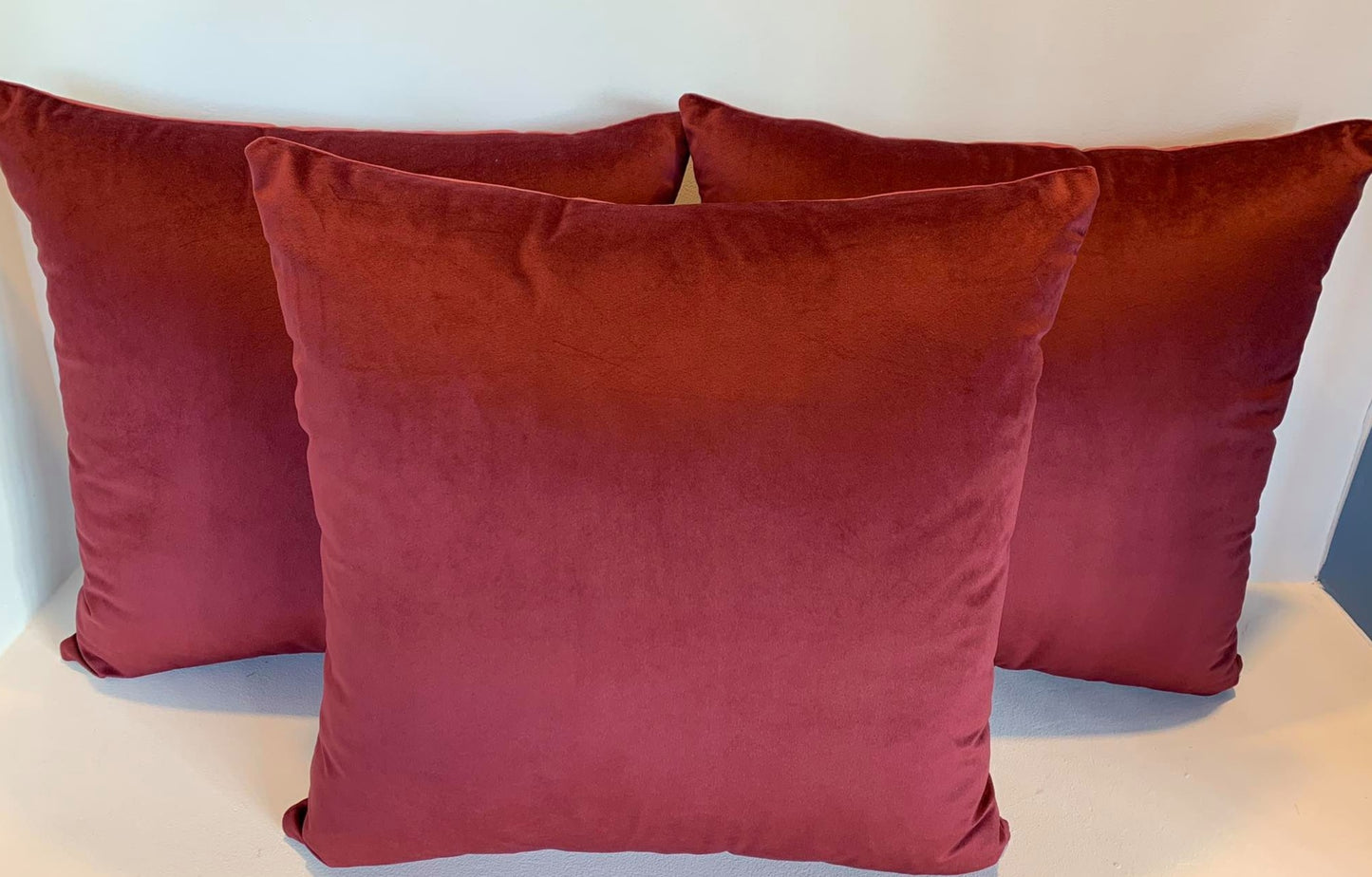 Maroon Velvet - Cushion Cover