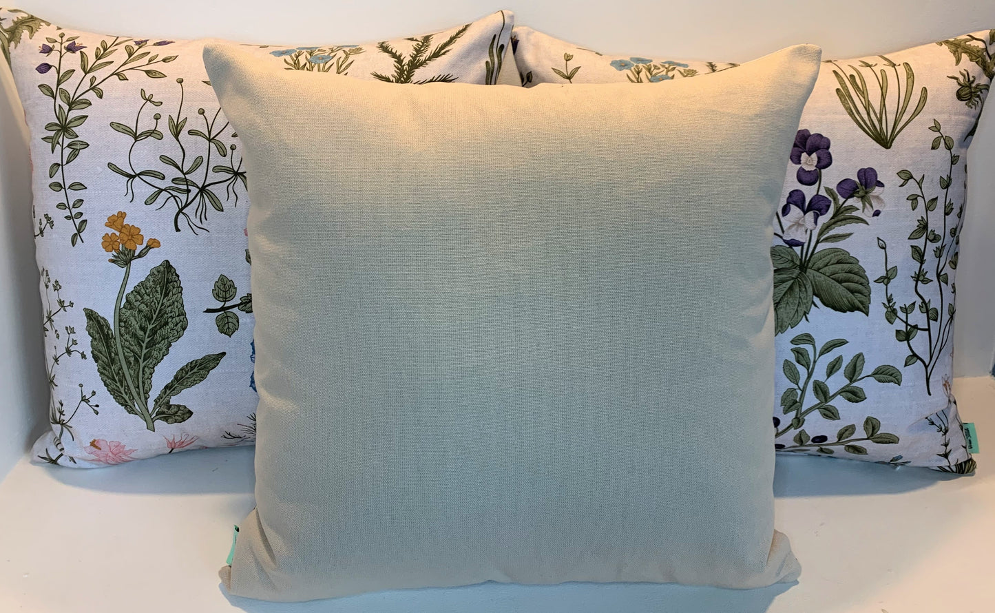 Plants & Butterflies - Cushion Cover - 45cm x 45cm