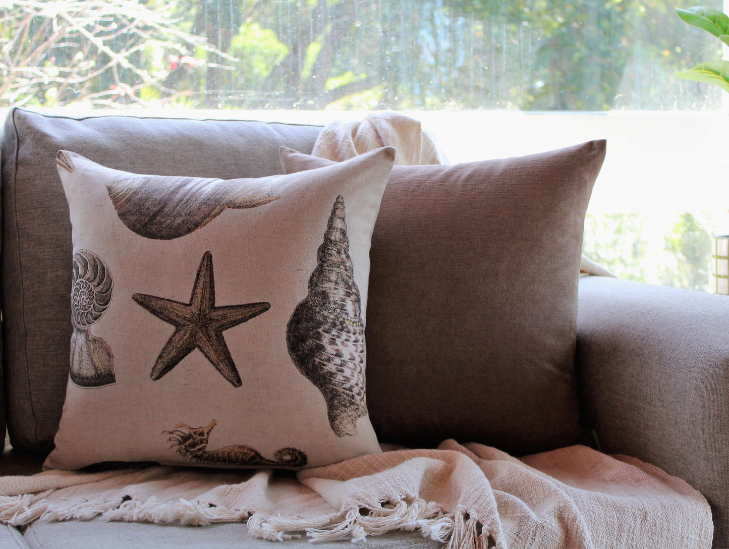 Sand Shells Set - Cushion Cover Set