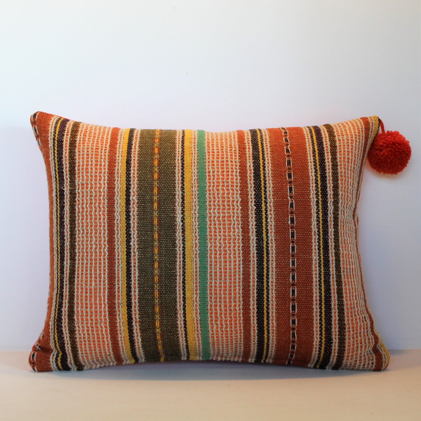 Orange Rustic Burlap Set - Cushion Cover Set