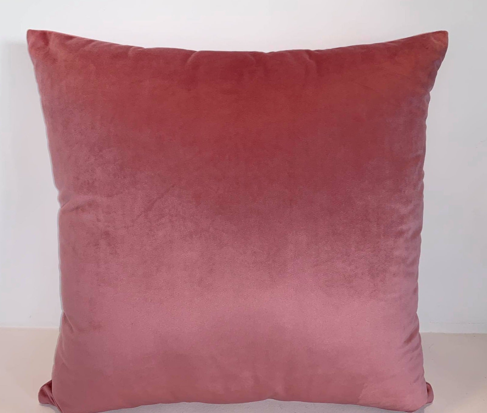 Pink on sale velour cushions