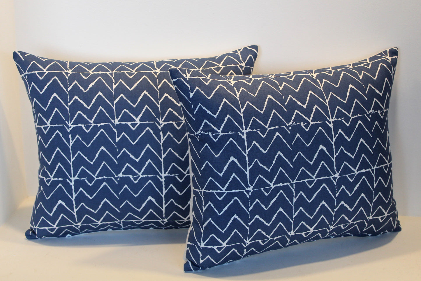 Blue & White Mali - Cushion Cover - 50cm x 41cm