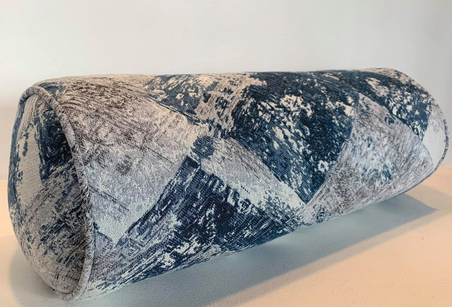 Blue Geo - Bolster Cushion