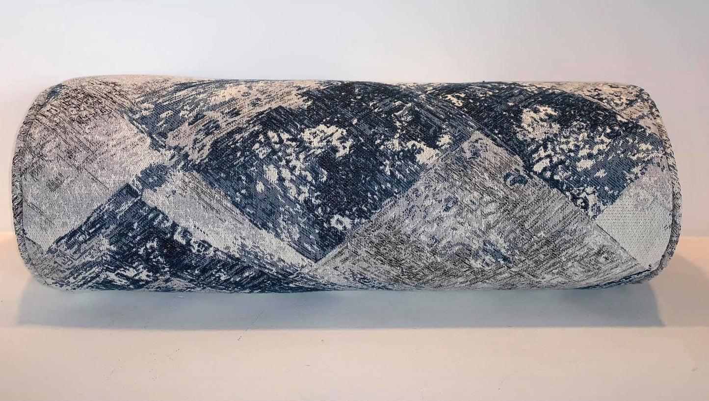 Blue Geo - Bolster Cushion
