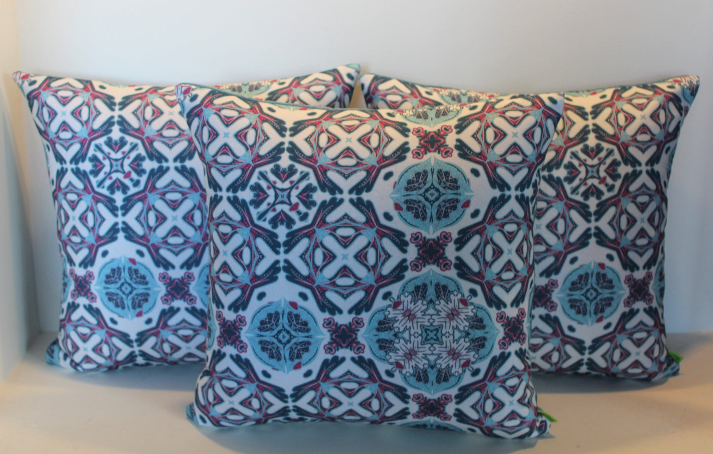 Blue Mosaic - 45cm x 45cm - Cushion Cover