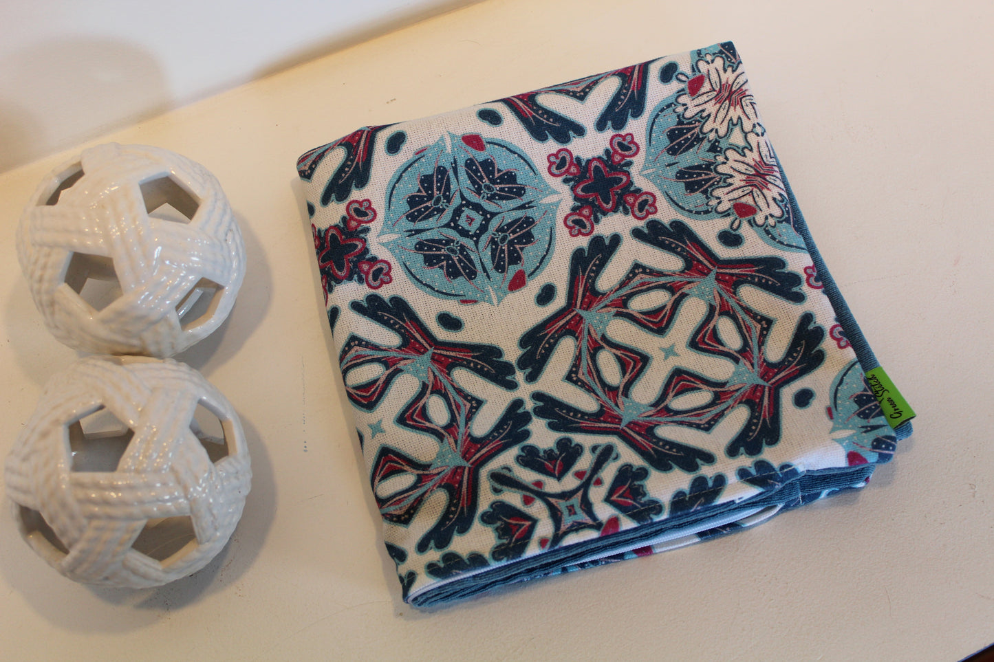 Blue Mosaic - 45cm x 45cm - Cushion Cover