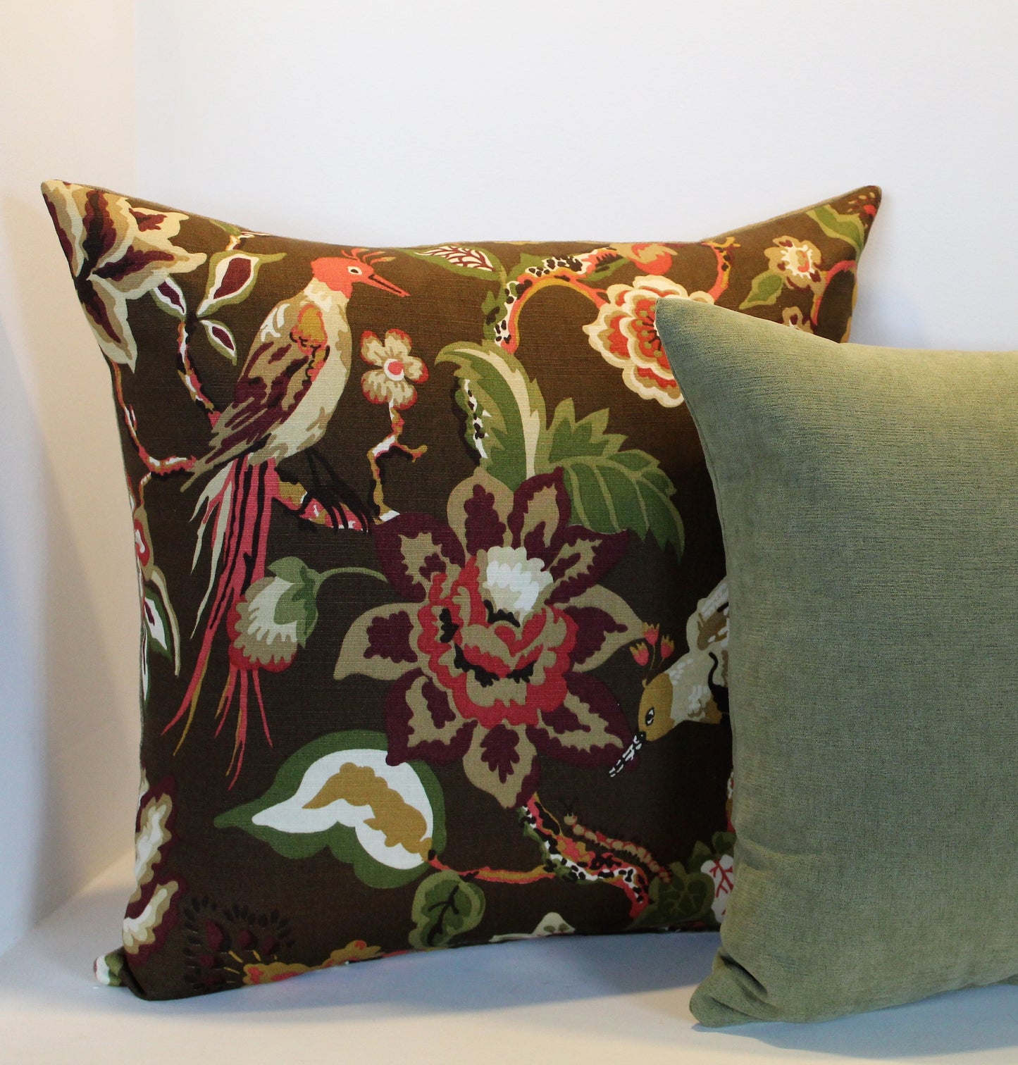 Brown Oak Forest - Cushion Cover - 50cm x 50cm
