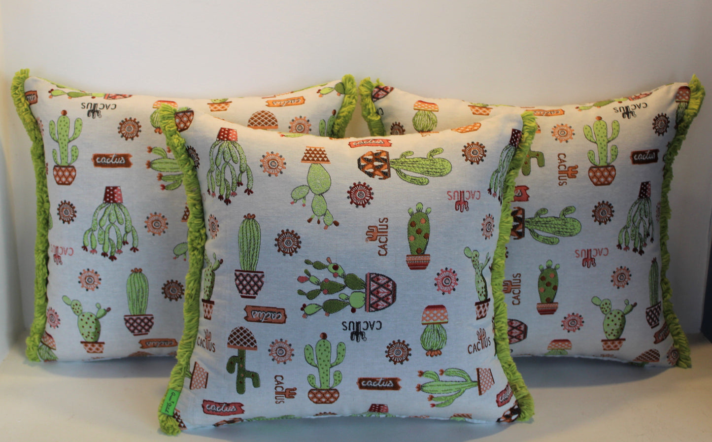 Green Cactus- Cushion Cover - 41cm x 44cm