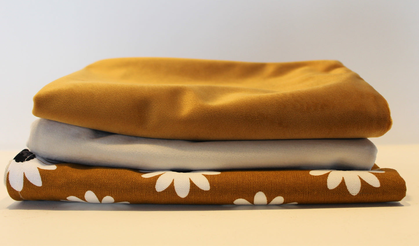 Dark Mustard Daisy Set - Cushion Cover Set