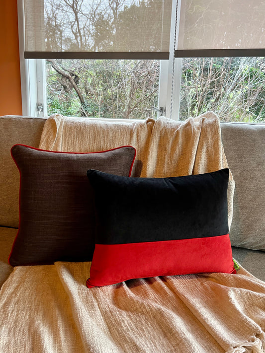 Tierra Red/Brown Set - Cushion Cover Set