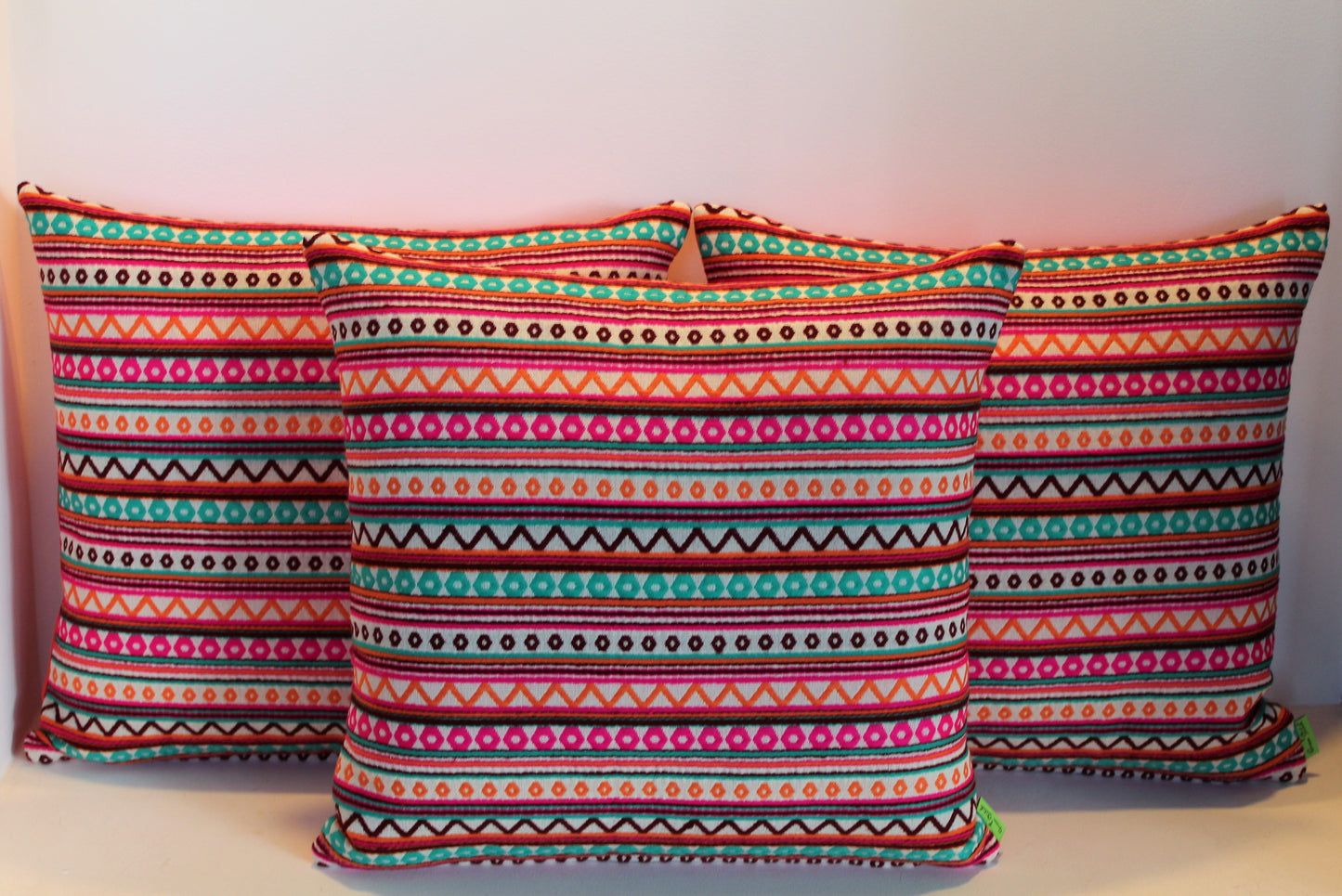 Bright Inca Stripes - Cushion Cover - 45cm x 45cm