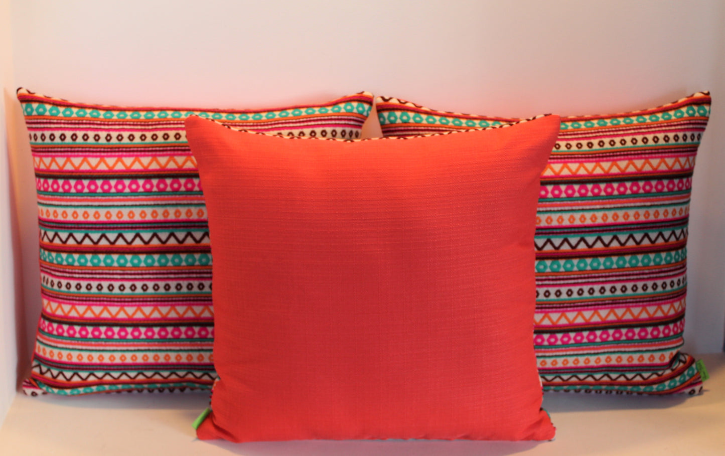 Bright Inca Stripes - Cushion Cover - 45cm x 45cm