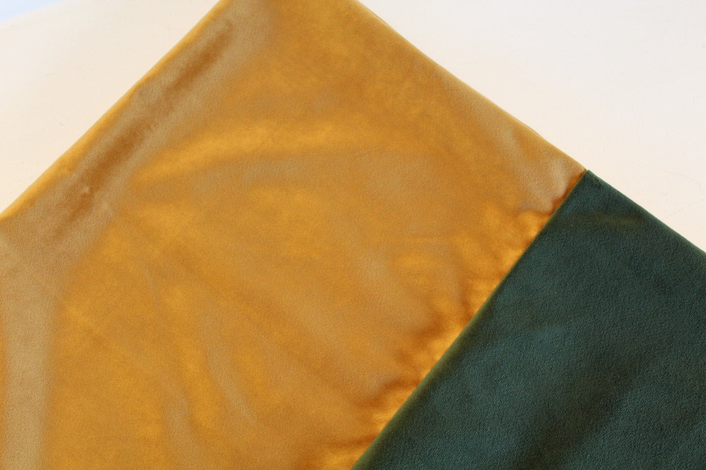 Mustard & Olive Contrast - Cushion Cover - 46cm x 46cm