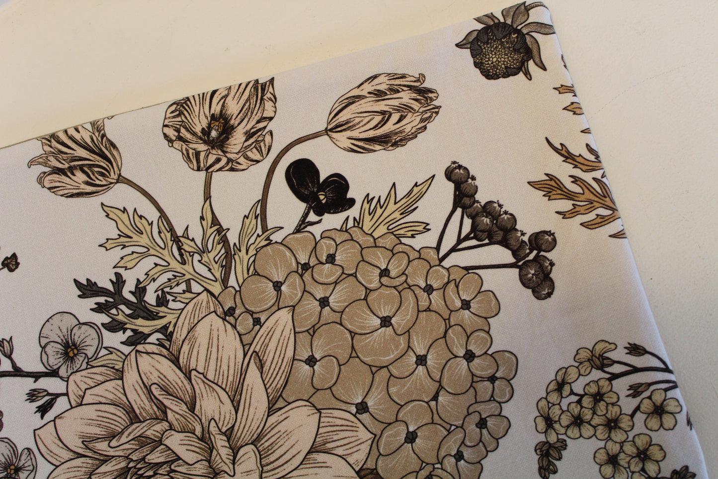 Neutral Floral - Cushion Cover - 45cm x 45cm