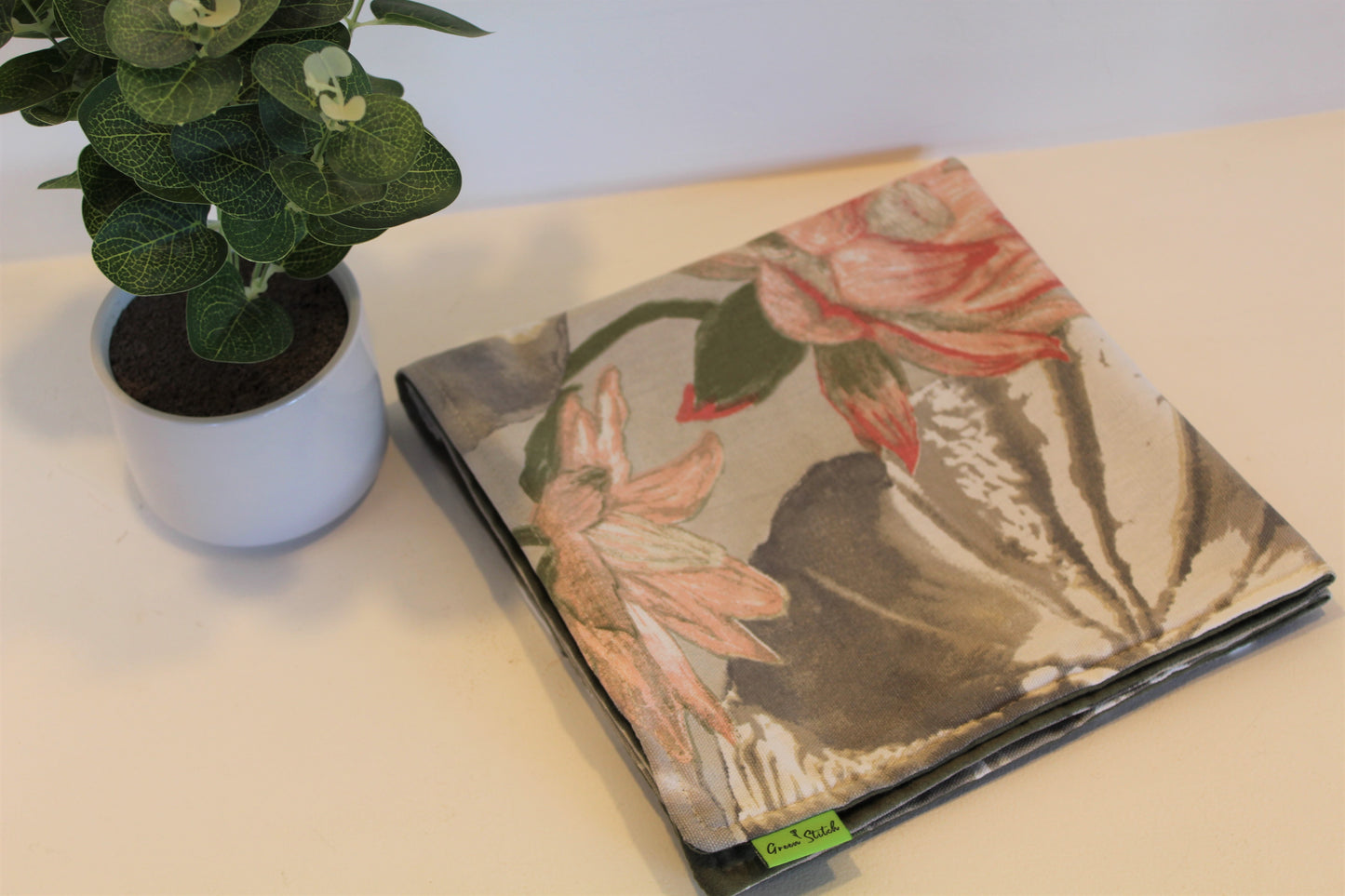 Grey Shell Floral - Cushion Cover - 50cm x 50cm