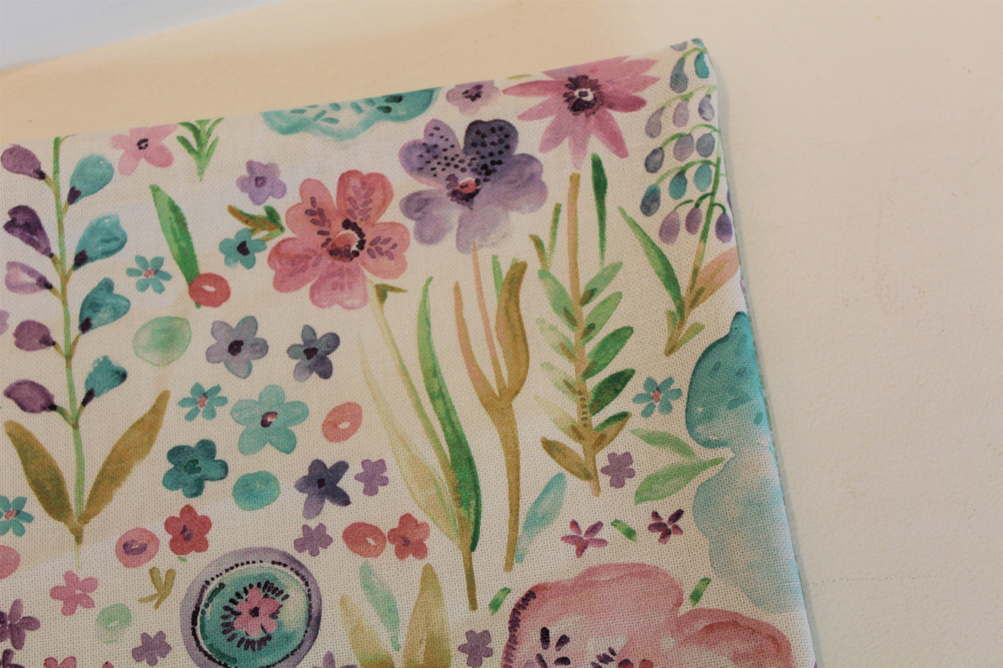 Summery Purple Flowers - Cushion Cover - 45cm x 45cm