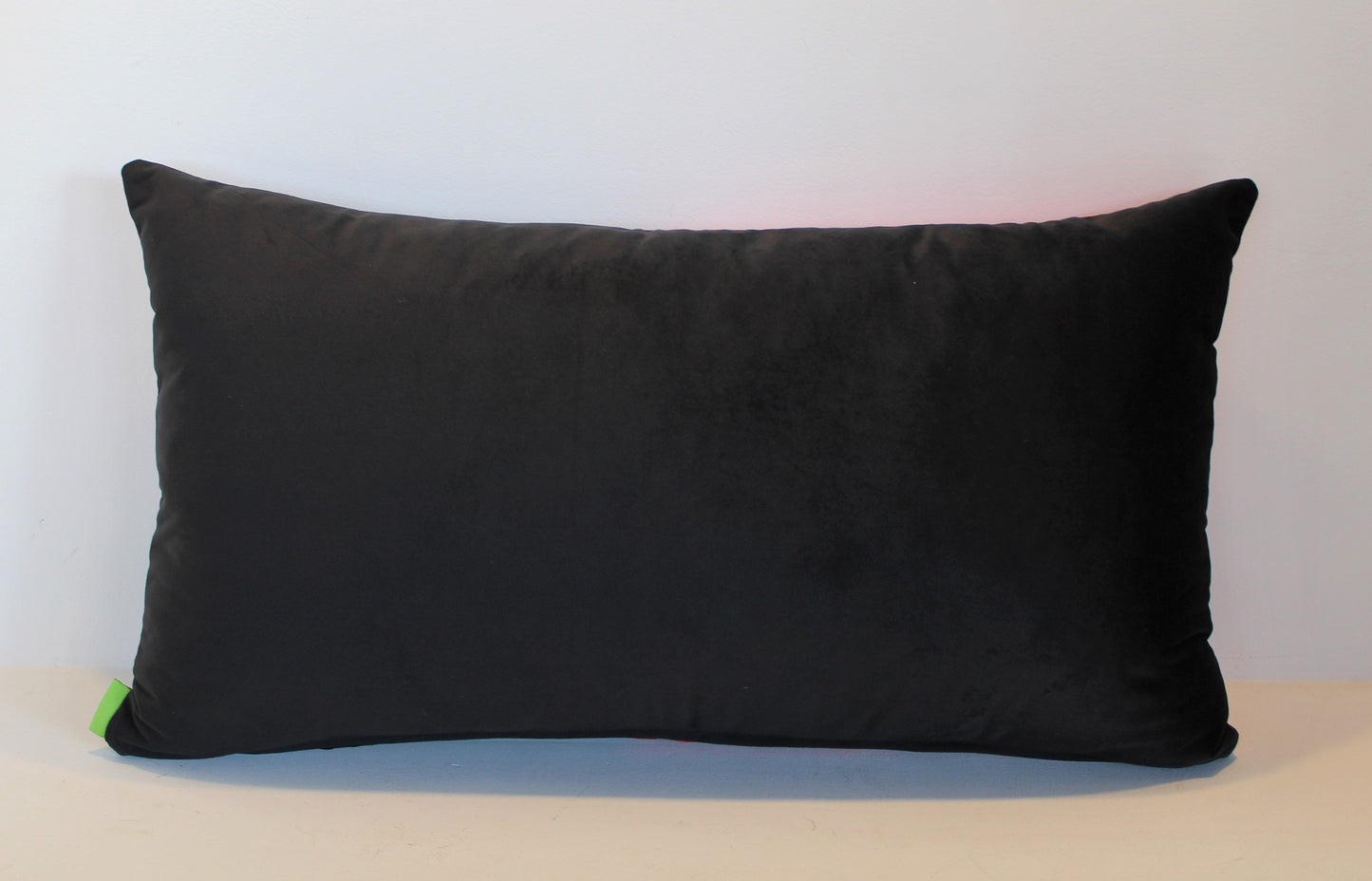 Set of 2 - Red & Black Contrast - Cushion Covers - 60cm x 35cm