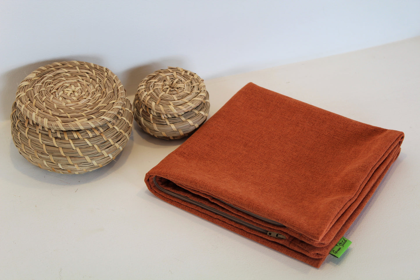Sahara Burnt Orange - Cushion Cover - 45cm x 45cm