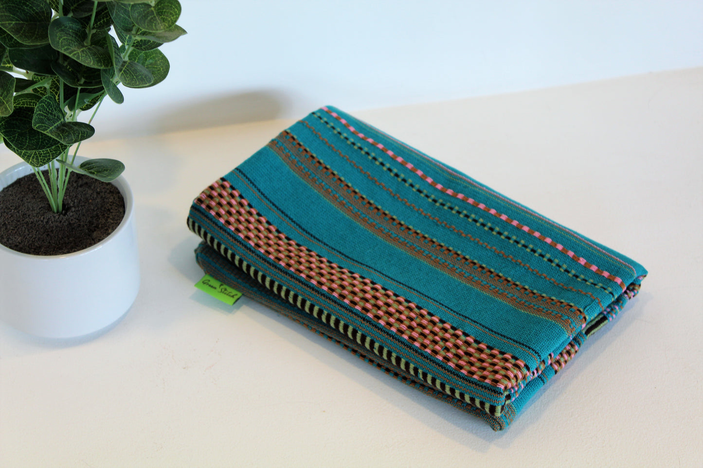 Inca Teal - Cushion Cover - 50cm x 50cm