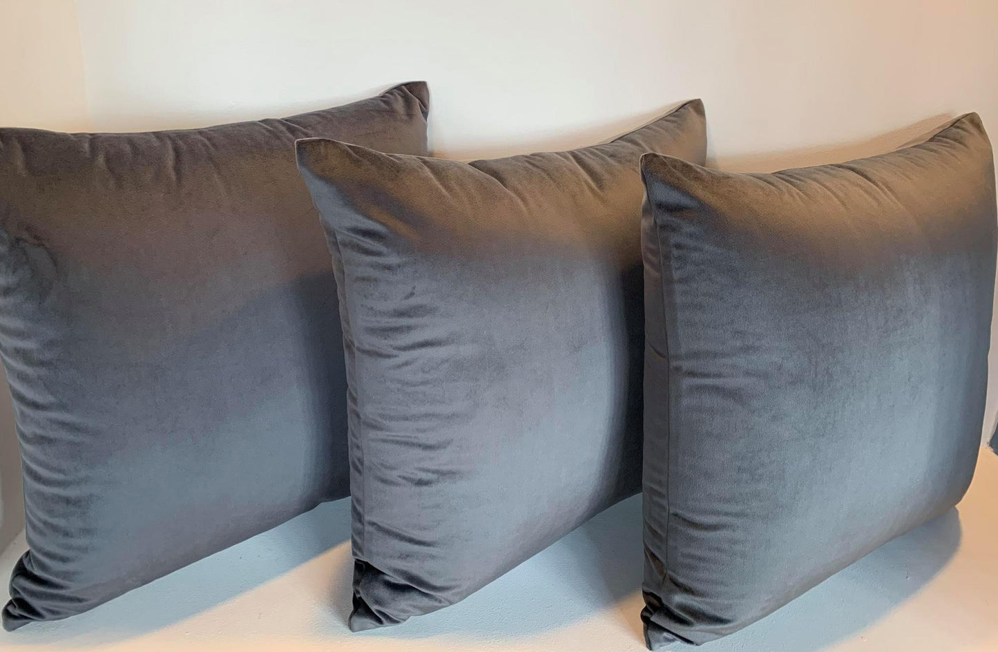 Charcoal Velvet - Cushion Cover