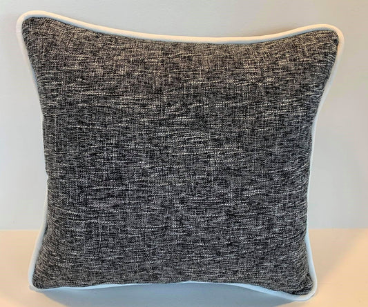 Set of 2 - Tierra black/white - Cushion Cover - 40cm x 37cm