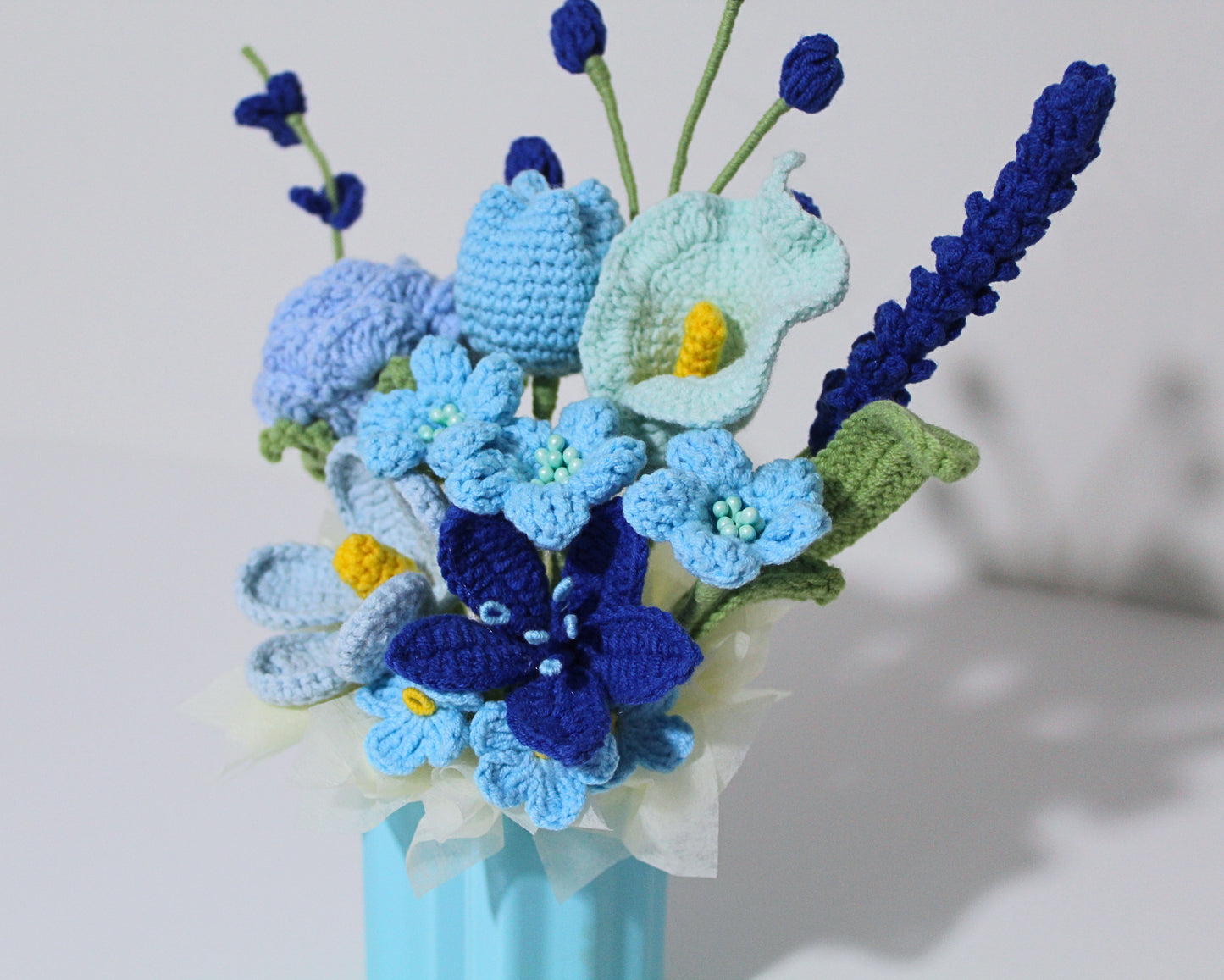 Dreamy Blues – Forever Bloom Vase Arrangement