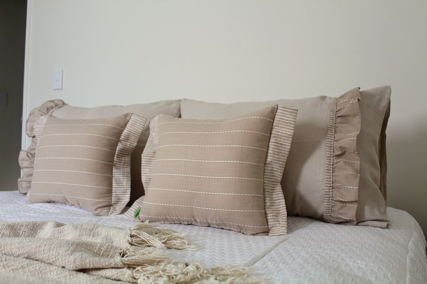 Driftwood Stripe - Cushion Cover - 37cm x 34cm