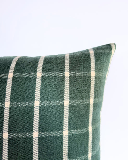 Pine Wool Check - Cushion Cover - 45cm x 45cm