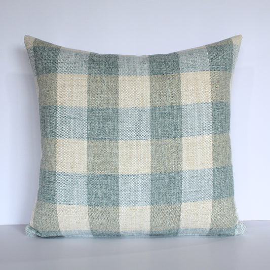Duckegg Checkerboard - Cushion Cover
