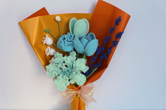 Whispering Tides - Forever Bloom Bouquet