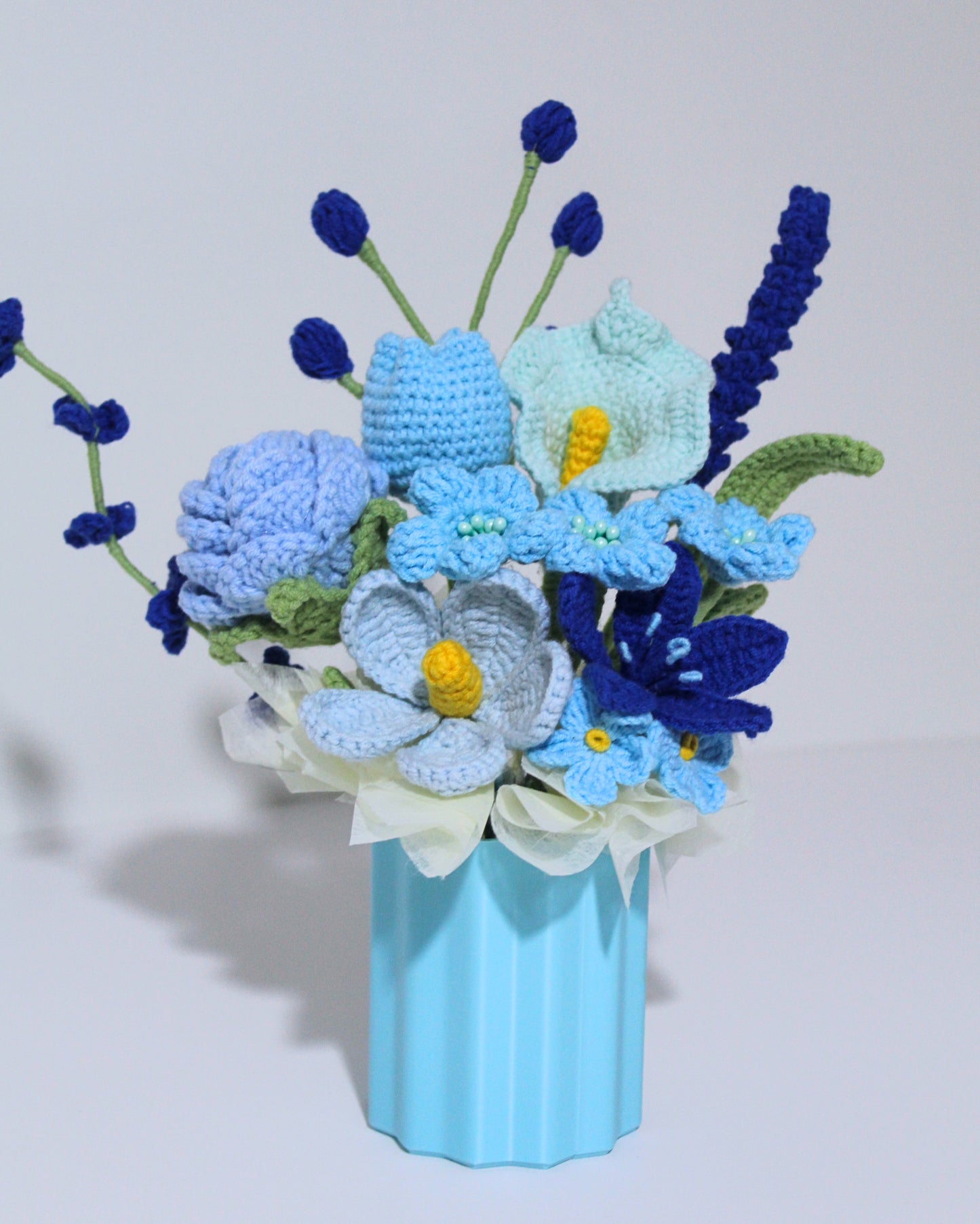 Dreamy Blues – Forever Bloom Vase Arrangement