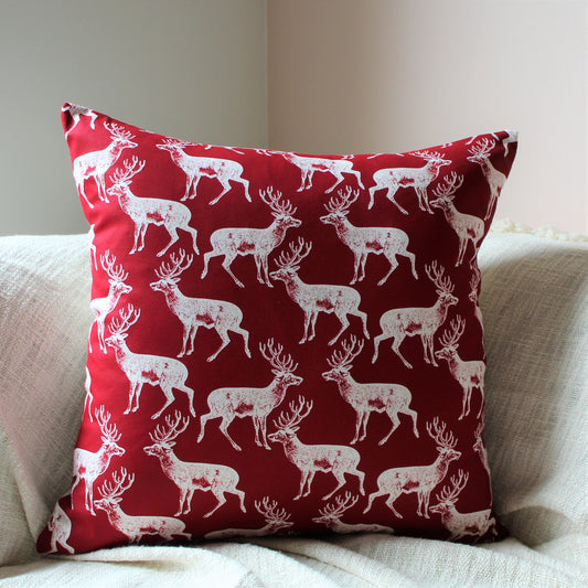 Country Red Deer - Cushion Cover - 50cm x 50cm