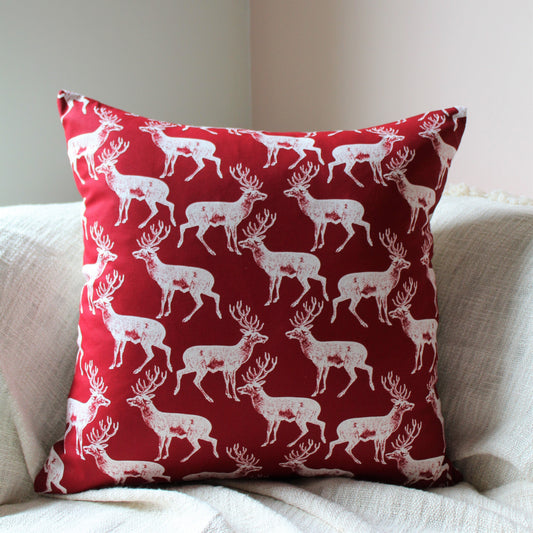 Country Red Deer - Cushion Cover - 50cm x 50cm