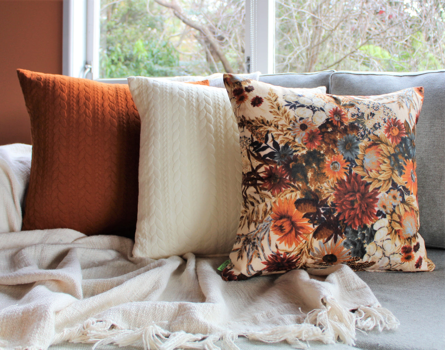 Marigold Flower Set - Cushion Cover Set