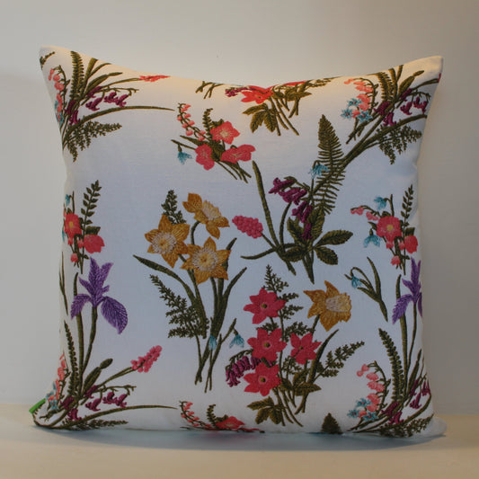 Painted Flower Bunch - Cushion Cover - 50cm x 50cm